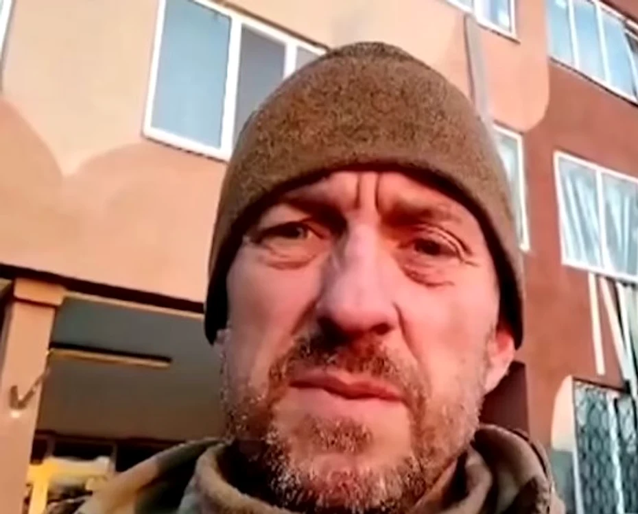 Shaun Pinner, 48 de ani, luptă alături de trupele ucrainene - captură video Channel 4