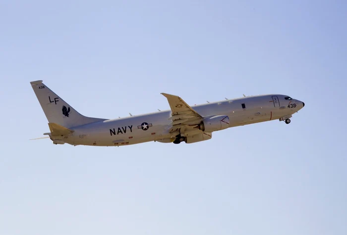 Avion Boeing P-8 Poseidon apartţinând Marinei SUA FOTO EPA