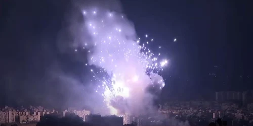 rachete Haifa, Israel, oct 2024, captura video jpg