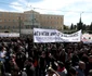Proteste violente la Atena după accidentul feroviar FOTO Profimedia