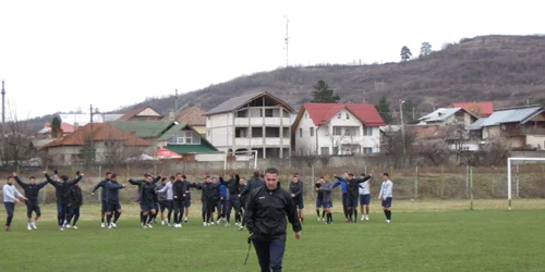 Marian Pană a condus astăzi primul antrenament la Dacia Mioveni