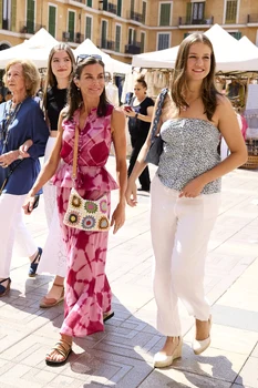 Prințesa Leonor a Spaniei și Regina Letizia 