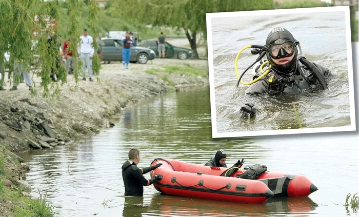 
    Pe Dumitru Tudor l-au căutat  scafandrii în Lacul Corbeanca ore-n şirFoto: Dorin Constanda  