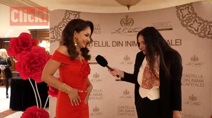 Nasrin Ameri, cu o burtică suspectă foto: Click!