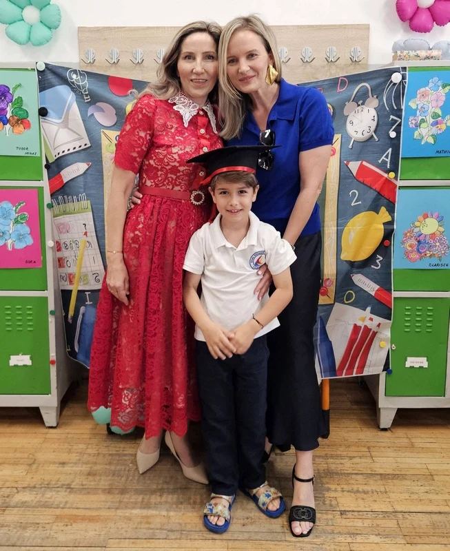 Andrei-Ioan, fiul Ioanei Maria Moldovan, a terminat clasa pregătitoare foto: arhiva personală 