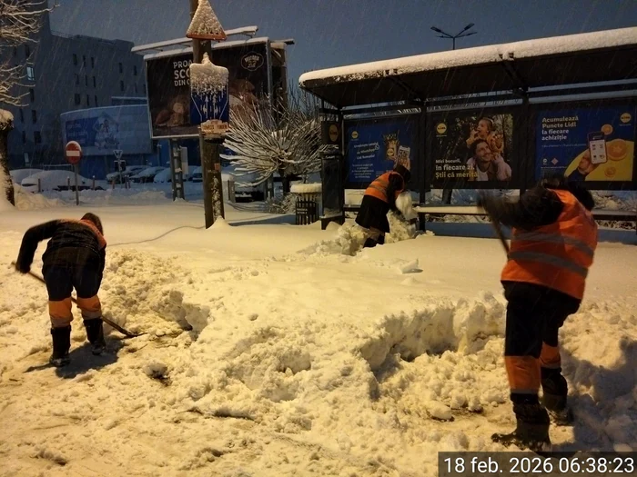 Deszăpezire în Sectorul 2