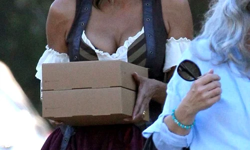 Halle Berry Takes Her Daughter To A Neighborhood Halloween Party jpeg