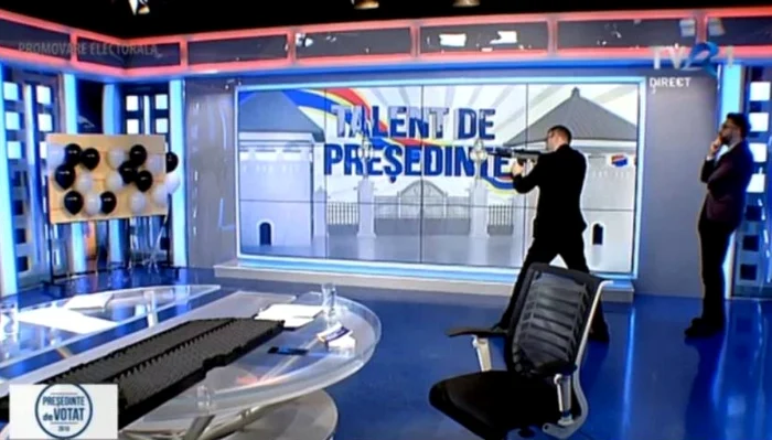 Alexandru Cumpănaşu s-a dat în spectacol în platoul unei emisiuni 