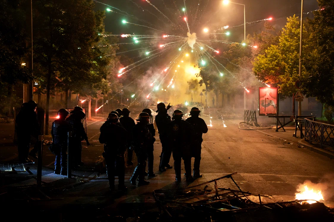 Proteste în Franța în urma uciderii de către poliție a unui minor Foto AFP