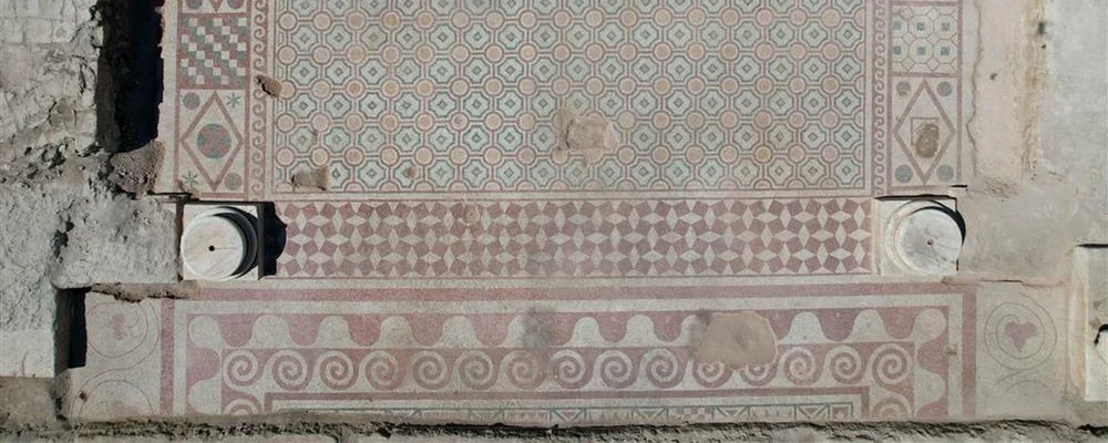 Mozaic roman descoperit la Pompeiopolis
