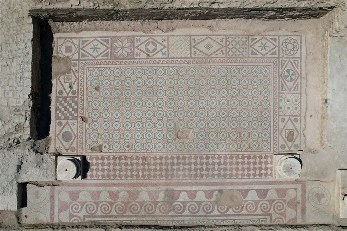 Mozaic roman descoperit la Pompeiopolis 