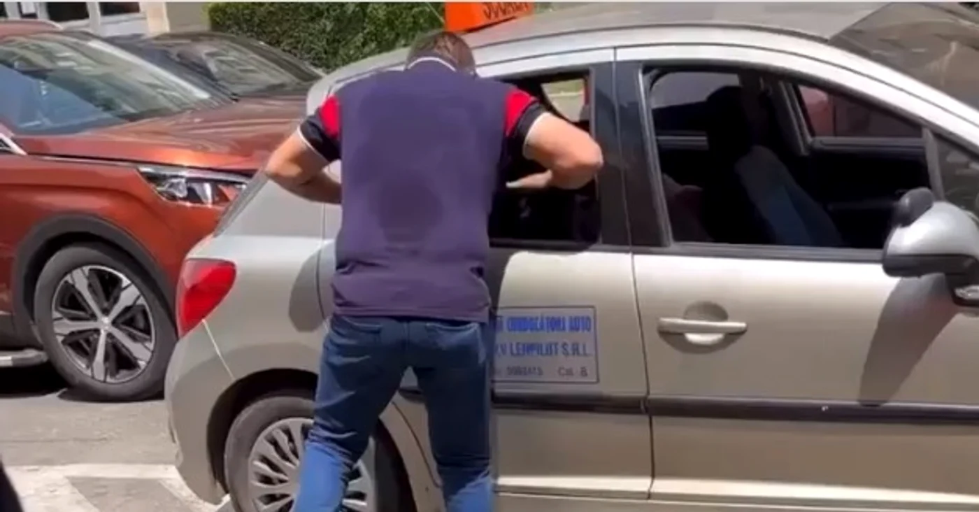 Agresorul s-a ales cu dosar penal pentru loviri și alte violențe Foto: Captură Facebook