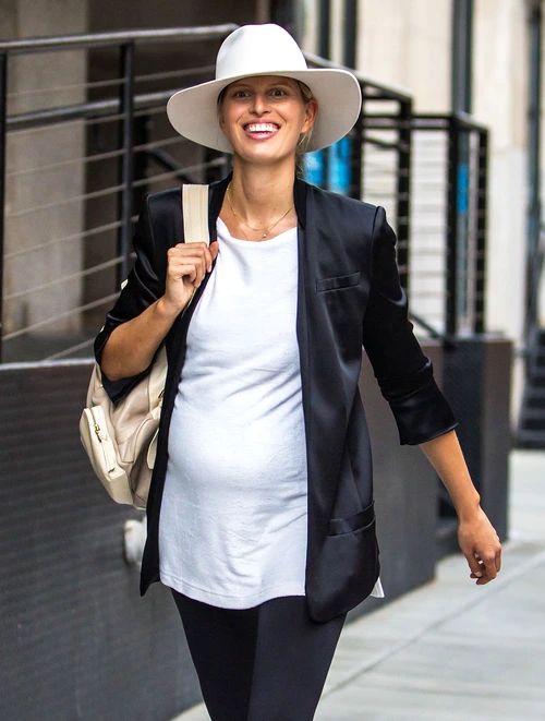 Pregnant Karolina Kurkova Out And About In NYC jpeg