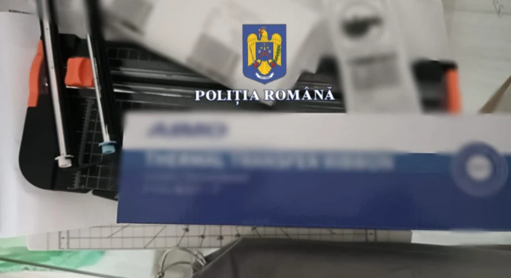 Poliția a descoperit, în mai multe rânduri, vouchere SGR falsificate. FOTO Poliția Română