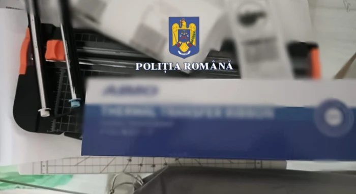 Poliția a descoperit, în mai multe rânduri, vouchere SGR falsificate. FOTO Poliția Română