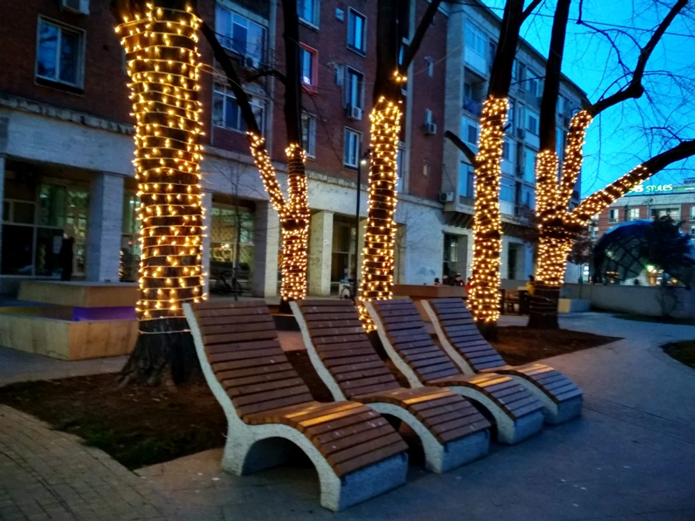 Ornamentele sunt păstrate și în februarie Foto: viata-libera.ro
