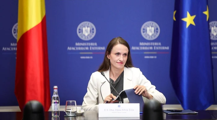 Ministrul Oana Țoiu. FOTO: Facebook/MAE