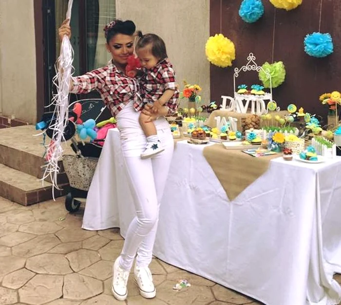 Andreea i-a organizat o petrecere pe cinste lui DavidFoto: arhivă personală