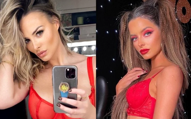 Modelele Rhian Sugden și Maura Higgins / Foto: Instagram