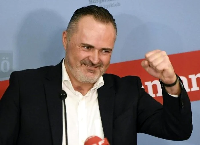 Partidul de extrema dreapta FPO a pierdut controlul asupra landului Burgendland in fata social-democratilor, al caror candidat Hans Peter Doskozil a avut un rol decisiv FOTO AFP