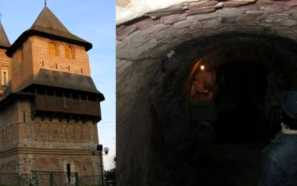 Legenda spune că din altarul bisericii fortificate se putea ajunge pe malul tulcean al Dunării.