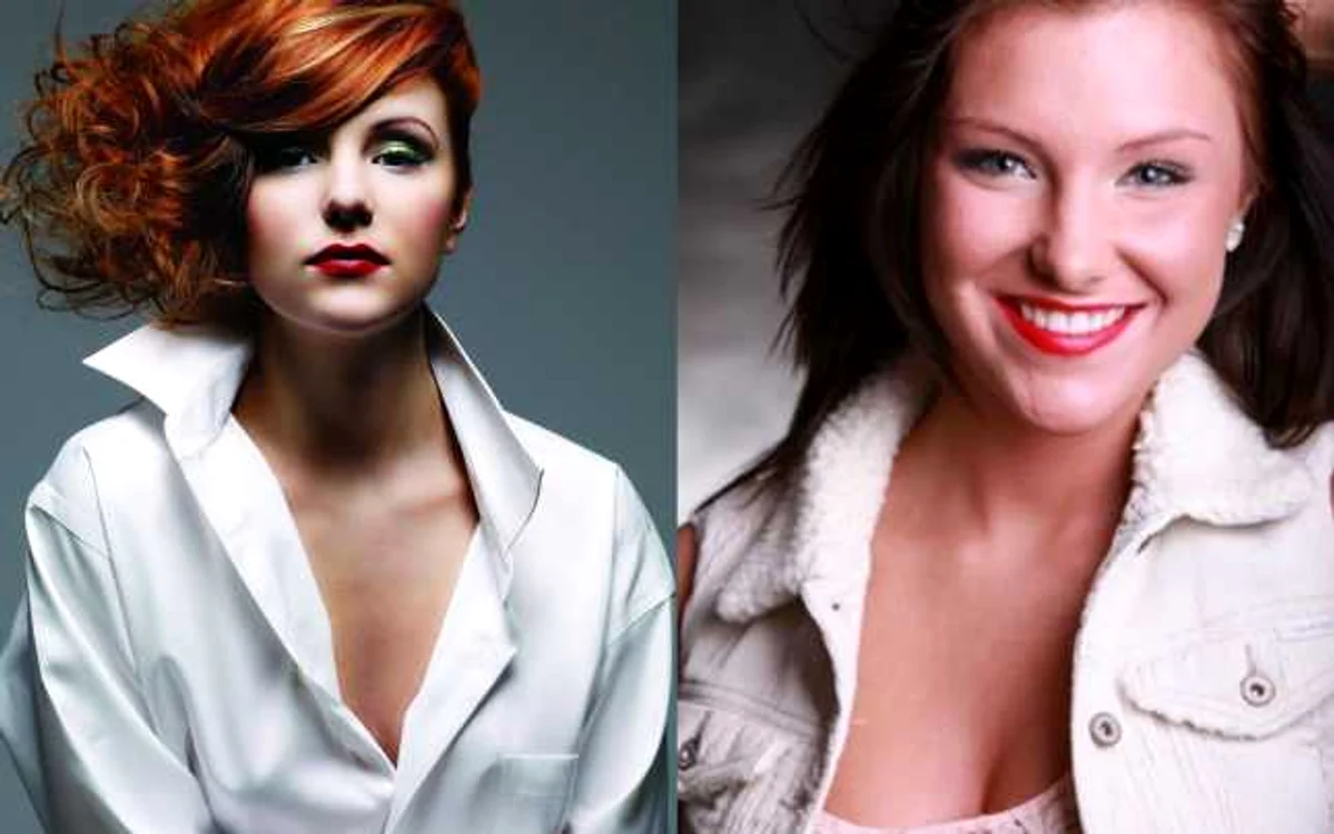 "VJ Joanna", alias Oana Gheorghian, are nevoie de voturile conaţionalilor săi. Foto:barbizonbiz.blogspot.com şi muchmusic.com