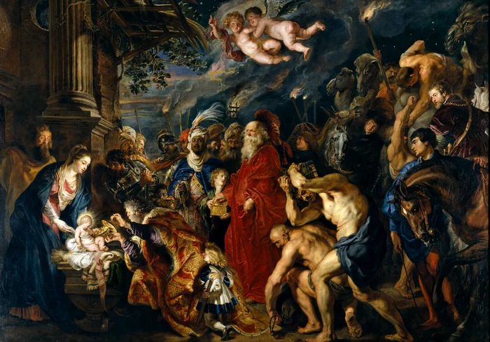 Închinarea magilor, de Peter Paul Rubens, 1609 și 1628-29 (foto: wikipedia)