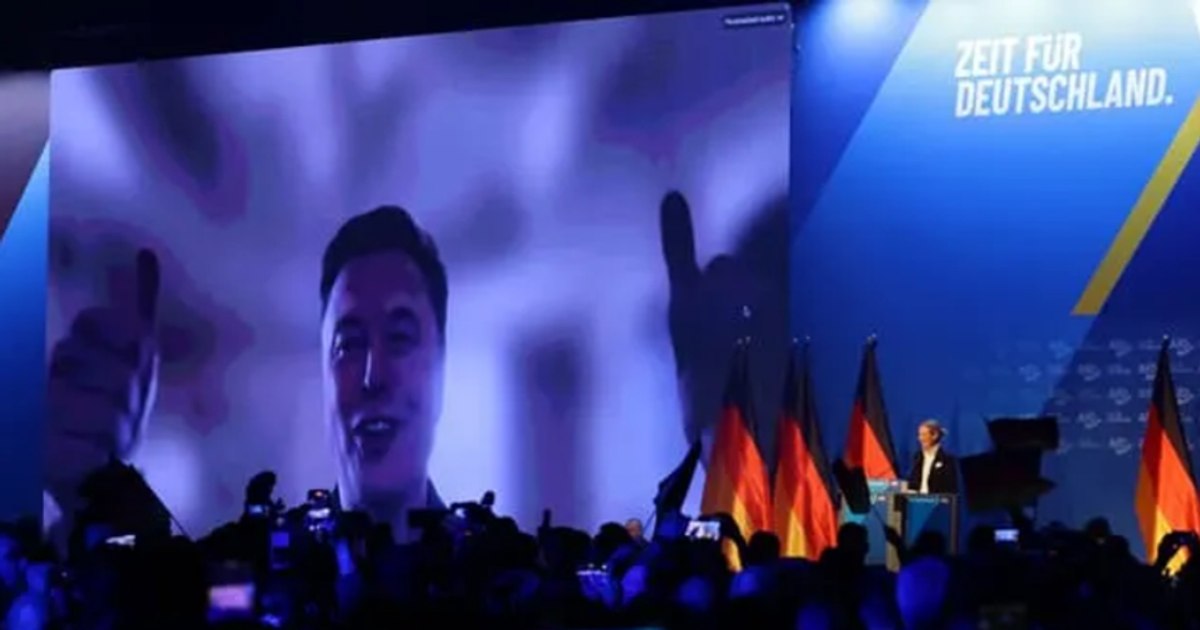 Elon Musk susține extremiștii germani la mitingul AfD