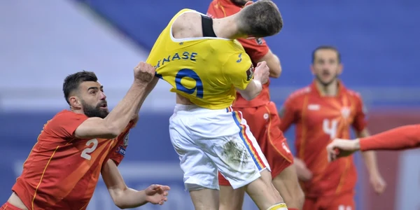 Fotbal Romania Macedonia de Nord Florin Tanase  FOTO Mediafax / Alexandru Dobre