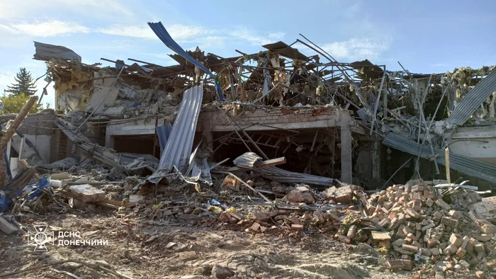 Rușii au lovit un hotel din Kramatorsk/ FOTO:X