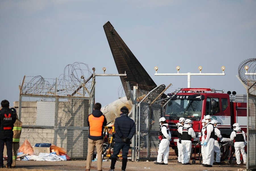 Catastrofă aviatică în Coreea de Sud. Ultimul bilanț indică peste 170 de persoane decedate. Doi pasageri din cei 181 au fost salvați
