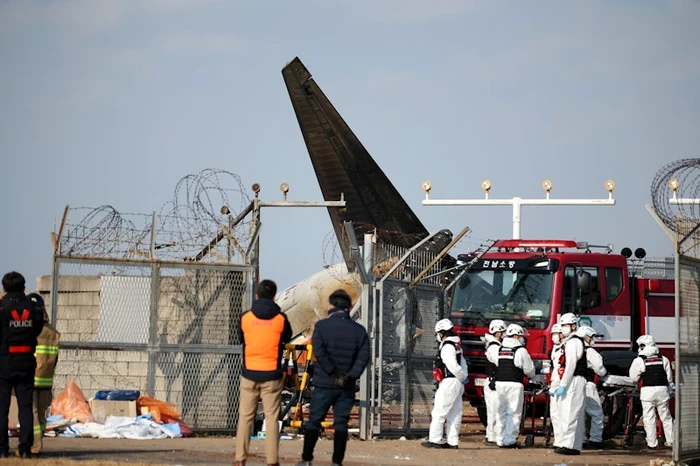 Cel mai grav accident aviatic din Coreea de Sud FOTO Reuters/Kim Hong-Ji