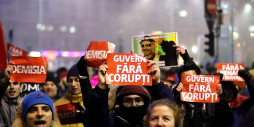 Protest bucuresti piata victoriei ziua 7 FOTO Inquam 