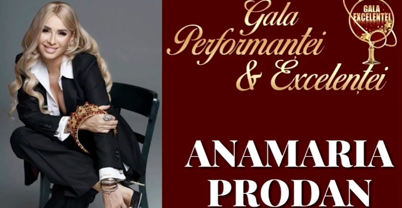 Anamaria Prodan, printre laureații Galei Excelenței și Performanței foto: Instagram 