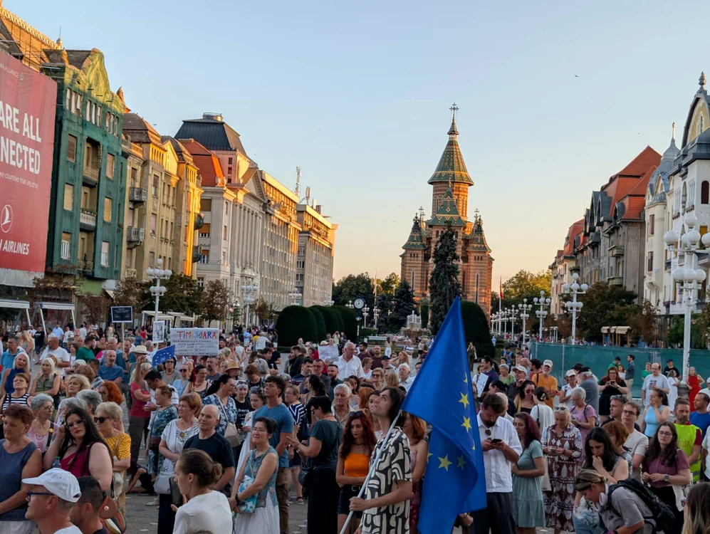 Protest la Timișoara