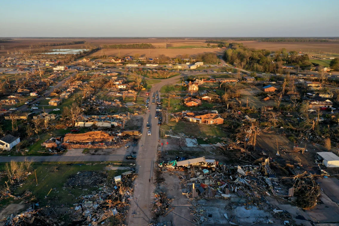 O tornada a lansat in urma 25 de morti in statul american Mississippi 25 martie 2023 FOTO Getty Images (12) jpg