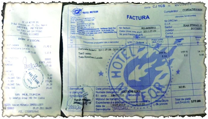 Uite dovada că a plătit camera!