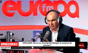 Premierul Ilie Bolojan, invitat la Europa FM FOTO captura video Europa FM