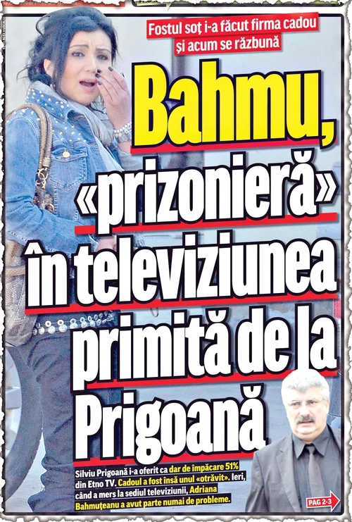 Sechestrată de bodyguarzii de la Etno TV