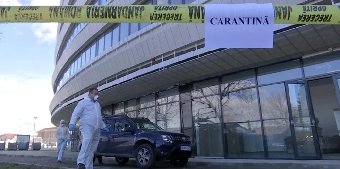 Hotelul de patru stele care nu a fost folosit a fost transformat în centrul de carantină FOTO: pandurul.ro