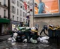 Gunoaie pe străzile din Paris FOTO Profimedia