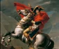 Napoleon traversand Alpii de Jacques-Louis David