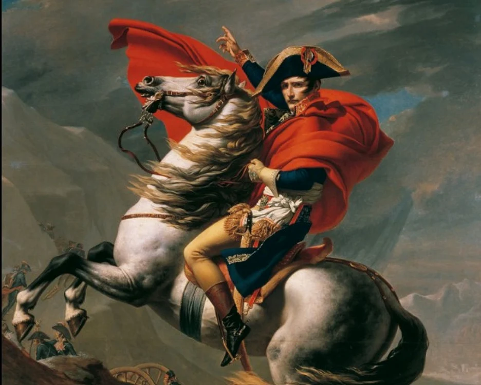 Napoleon FOTO după Jean Louis David
