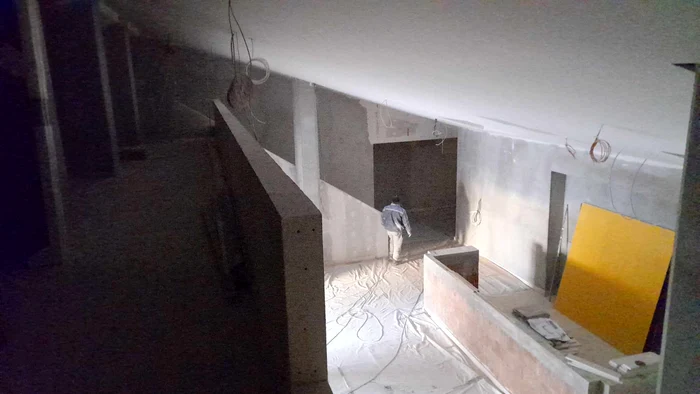 Șantierul de la Studio FOTO Ștefan Both
