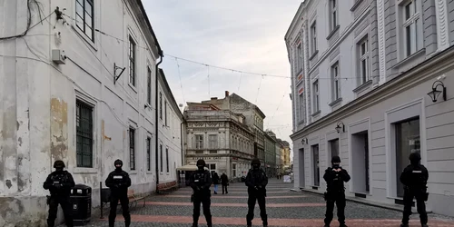 Forţele de ordine au blocat centrul Timişoarei FOTO Ş.Both