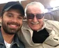 Sebastian Stan, alături de Stan Lee jpeg