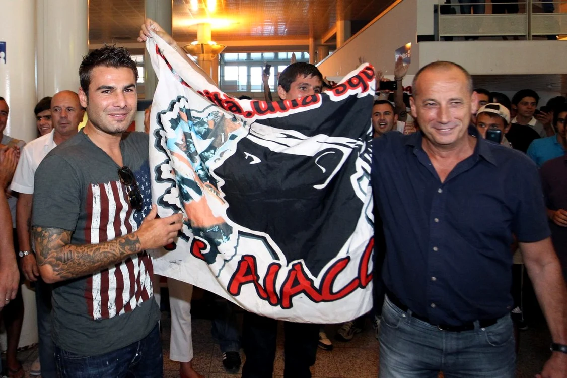 Adrian Mutu și Alain Orsoni / foto: arhiva