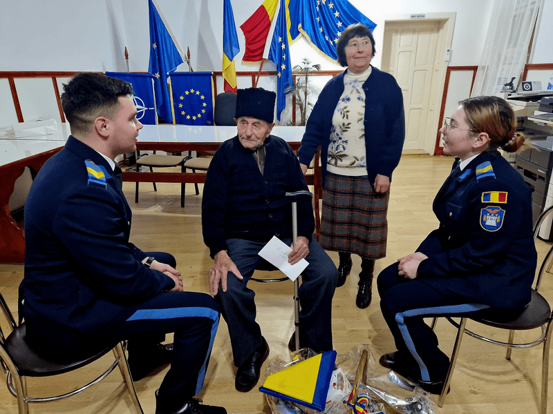 Veteranul de război ajuns la vârsta de 100 de ani. Unde a luptat Gheorghe Tamaș și de ce nu a relatat nimic familiei
