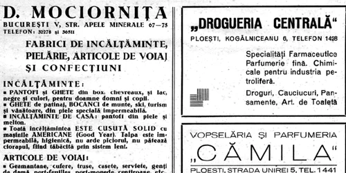 reclame interbelice ploiesti foto monografie 1937