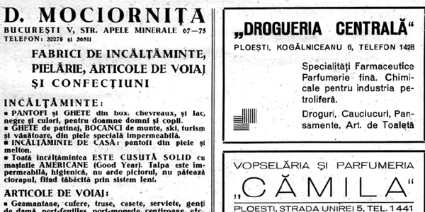 reclame interbelice ploiesti foto monografie 1937